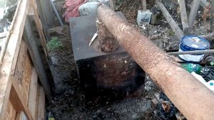Печь для теплицы с Бассейном / Бассейн в теплице!