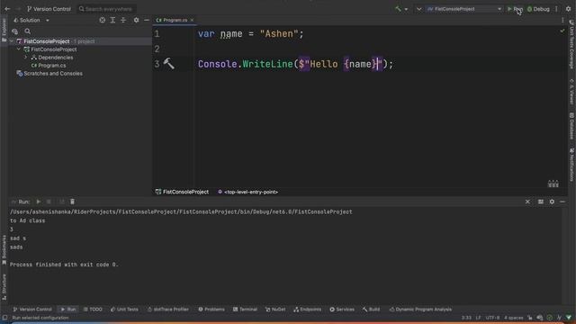 How to string interpolation in C# | Concatenate string and integer in C# Program using interpolatio смотреть онлайн