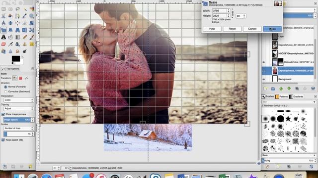 Blending Images (and Layering Images) for Book Covers in GIMP