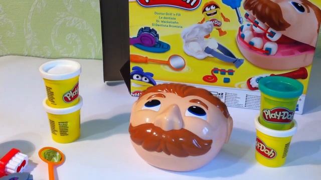 Пластилин Плей до Play Doh Мистер Зубастик Брекеты смотреть онлайн