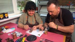 ПАТИНА своими руками. Мастер класс с термостойкой эмалью ЦЕРТА для печей, мангалов и каминов.