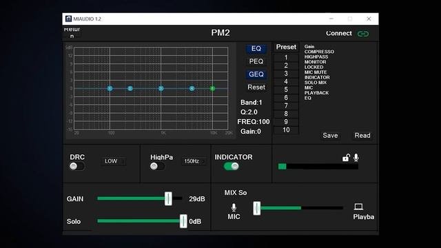 Динамический микрофон для подкастов Relacart PM2