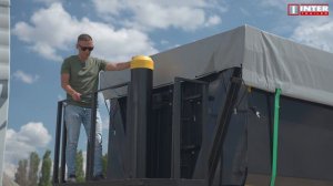 Самосвальный полуприцеп четырехосный для перевозки песка и щебня