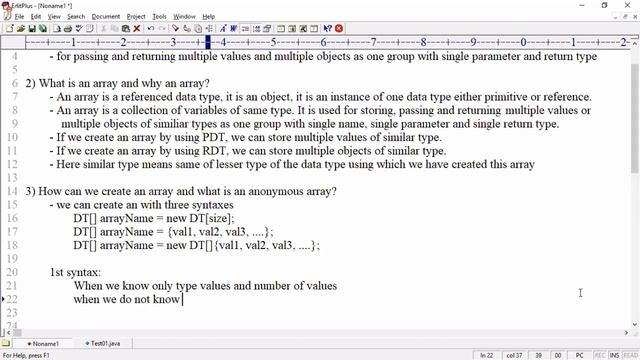 [Java Tutorial]:Java Array defination type part1(28/10/2020) смотреть онлайн