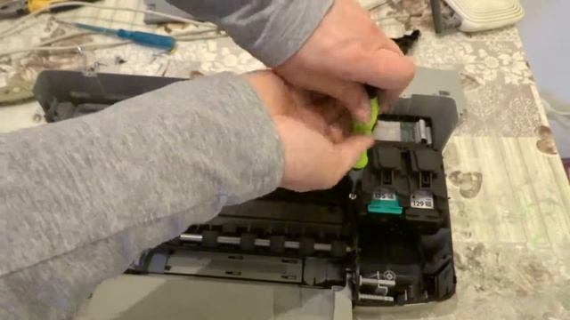 Как разобрать струйный принтер HP D4163 смотреть онлайн