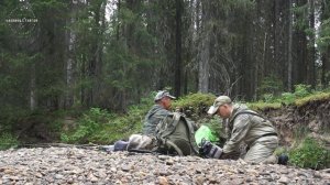 3 ДНЯ В ТАЕЖНОЙ ИЗБЕ / РЫБАЛКА НА ЛЕСНОМ РУЧЬЕ / ЛОВИМ ХАРИУСА / ЛУЧШИЙ ОТДЫХ / Часть 3