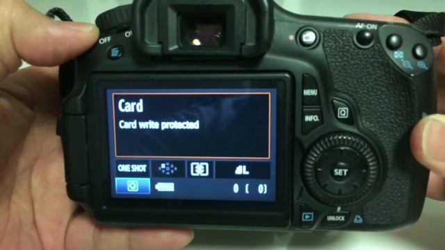 Canon 60D card write protected error? смотреть онлайн