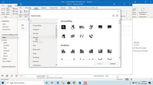 How to Insert Icons into an email in Outlook - Office 365