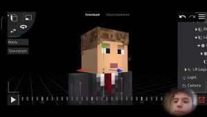 Как сделать анимацию про Minecraft в Prisma3D? ч.1