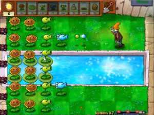 Plants vs Zombies / Adventure 1 Pool 7 / Растения против Зомби / Прохождение