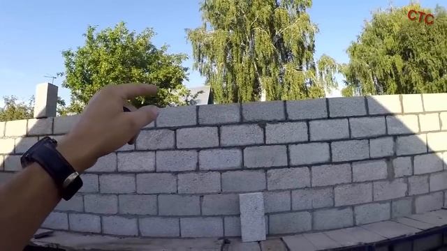 Гараж с керамзитного блока, Ворота окно и дверь, крыша односкатная, бюджет ограничен! смотреть онлайн