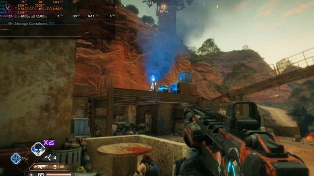 Rage 2 | Ryzen 5 - 2600 | rx 580 live action benchmark Ultra settings смотреть онлайн