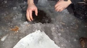 Как сделать лунку топором. Что делать если нет бура