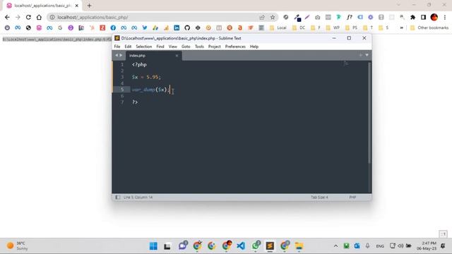 Chapter # 5 Float & Boolean In PHP Step By Step In Urdu/Hindi
