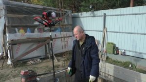 Устройство буро набивных свай для легких строительных конструкций