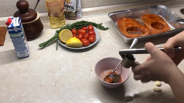 НЕЛЬМА  СО СЛИВОЧНЫМ СОУСОМ/КАРТОШКА ПО ДЕРЕВЕНСКИ