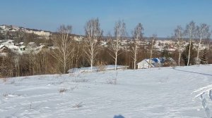 Родные окрестности. Февральские виды с Поповой горы. 23 февраля 2023 года.