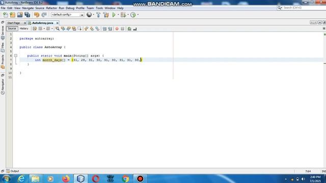 Java the complete Reference Ninth Edition (Chapter 3) Example (12) Auto Array смотреть онлайн