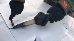 ПВХ Мембрана на парапет. Загородный дом. Полимерная мембрана