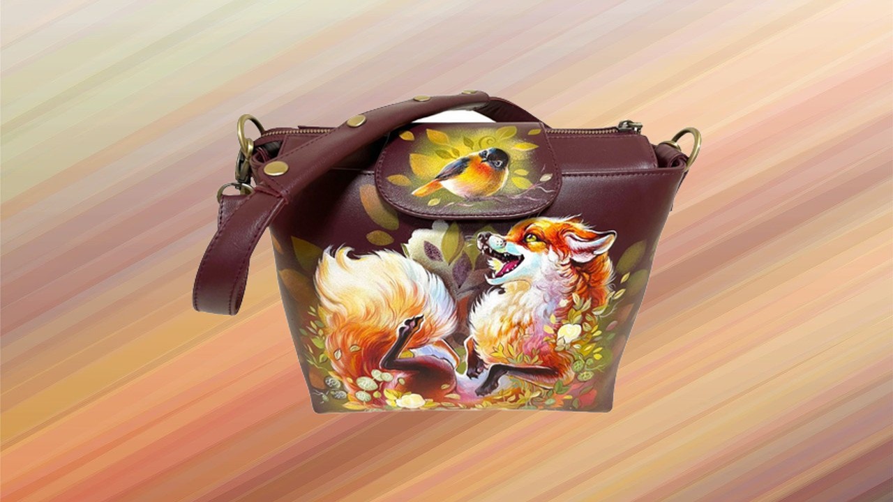 Средняя сумка "Весёлая лисица" Pelle Volare