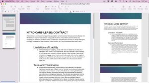 Nitro PDF Pro for Mac: Using Split View