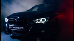 BMW 3 - оклейка автомобиля виниловой черной матовой пленкой