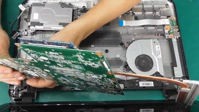 Ремонт HP PAVILION Sleekbook 15-b050sr замена северного моста смотреть онлайн