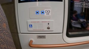 Катаемся в московском метро / Длинный эскалатор, поезд Москва-2020, поезд метро Ока