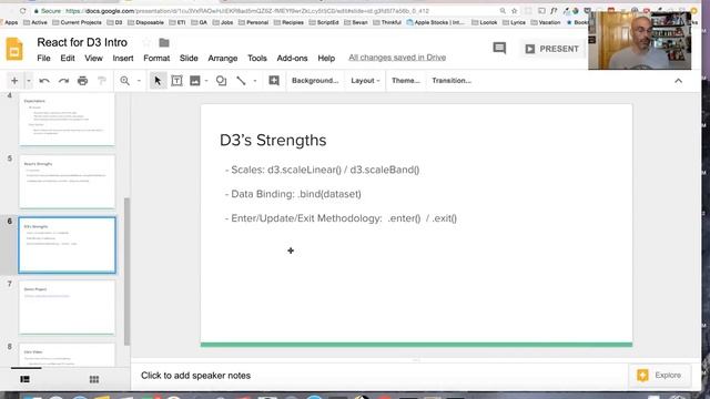 React/D3 Workshop Intro смотреть онлайн
