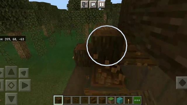 Майнкрафт. Как построить дом из тёмно-дубовых досок. смотреть онлайн