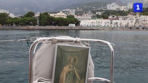 Морской крестный ход в честь святых правителей Руси прошёл в Ялте