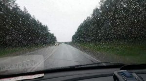 Силикон  на лобовом  стекле.  Больше не нужны  дворники!