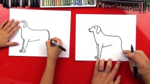 How To Draw A Yellow Labrador