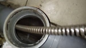 Механическая прочистка, китайской прочистной машиной, засор 7