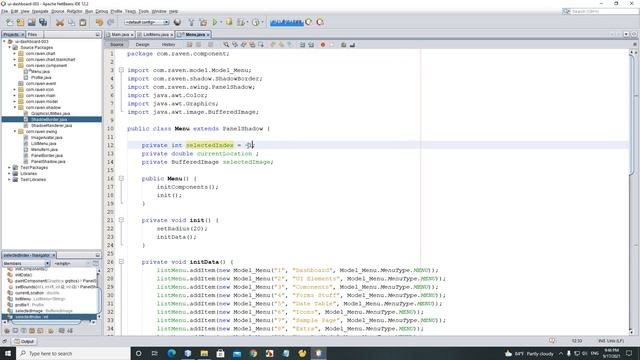 Java Swing UI Design - Dashboard смотреть онлайн