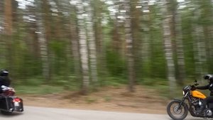 большой и маленький Харлей)