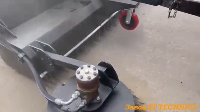 Щетка с бункером на заднюю 3-х точку трактора мтз Беларус и другие смотреть онлайн