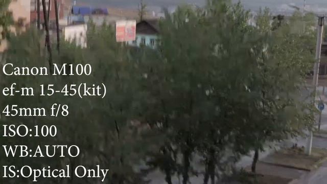 Canon M100 stabilization test/Тест работы стабилизации изображения смотреть онлайн