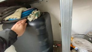 Простая ёмкость с водой для Керхера в гараже за 200 руб