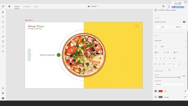 Pizza App UI Design in Adobe XD || User Interface Design смотреть онлайн