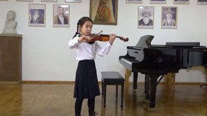 Самсалиева Инжу, 8 лет.| Этюд. Ф.Вольфарт, соч.45 #37
