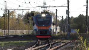 Электропоезд ЭП2Д-0057 ЦППК станция Обнинское