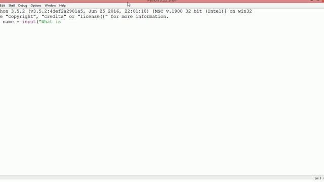 Python Tutorial 11 - Taking Input from User