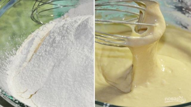Блины на сыворотке с творогом