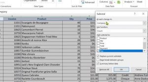 How to use the Subtotal Tool in Excel