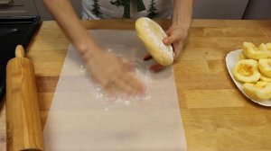 ЯБЛОЧНЫЙ ПИРОГ с Половинками Яблок! Очень простой рецепт!