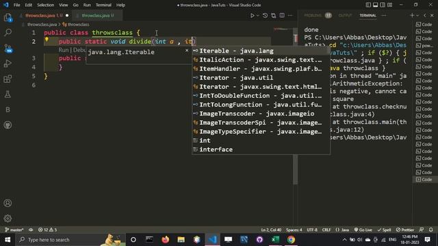 Throw & Throws Keyword In Java | Custom Exception Handling in Java Throw vs Throws | Full Explained