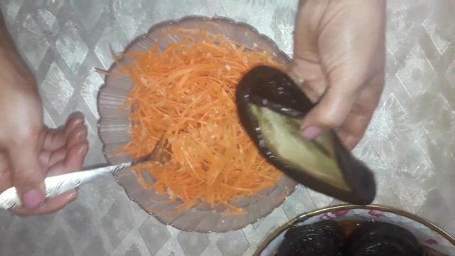 Квашеные Баклажаны с Морковью и Чесноком смотреть онлайн