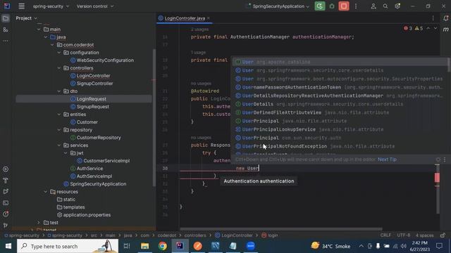 Spring Boot 3 + Spring Security 6 | JWT Authentication | Login Rest API | JPA + MySQL |Part 2 |Hind смотреть онлайн