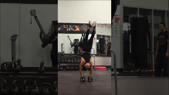 Do NOT Try this ‼️Dumbbell Handstand ?